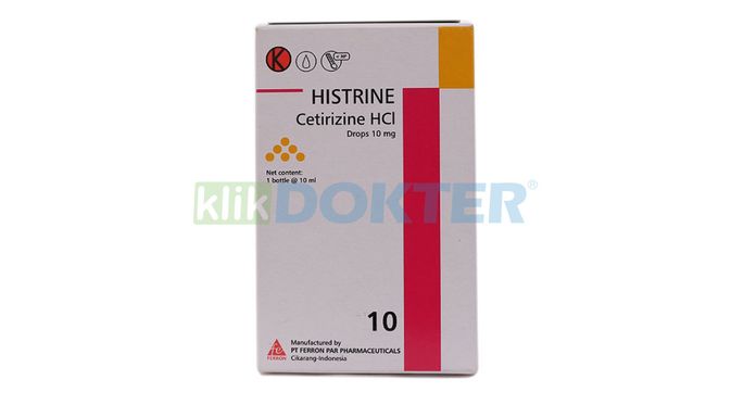 Histrine cetirizine hcl 10 mg obat apa